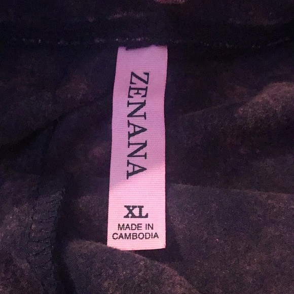 NWOT Zenana Women’s Wide Waistband Mineral Washed Leggings - Picture 8 of 10